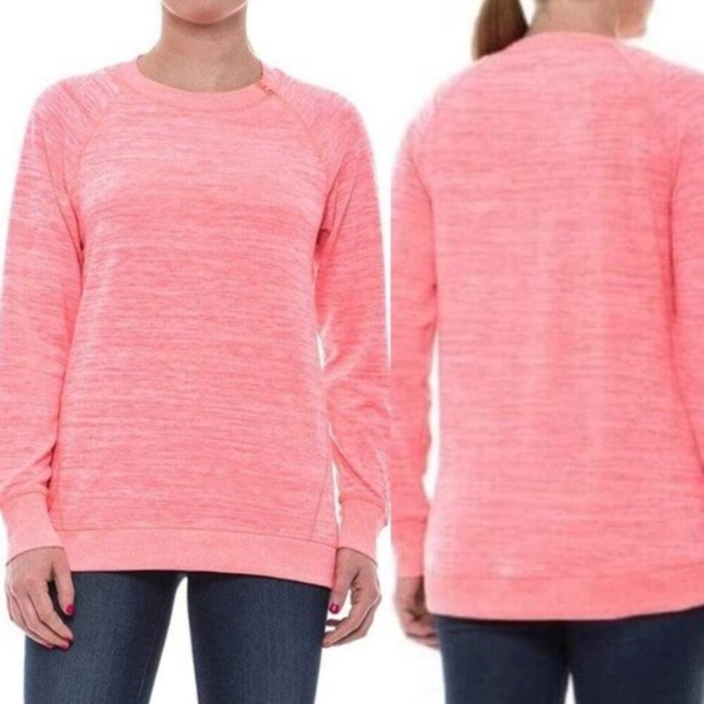 Gerry | "Desert Rose" Asymmetrical Sweater with Shoulder Zipper | Size Small